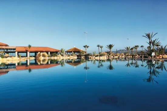 7 nights at Riu Tikida Dunas all inclusive and 3 Green fees per person (Golf de l'Ocean, Tazegzout GC and Soleil GC)
