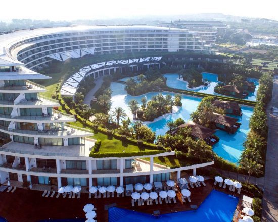 7 nights at Maxx Royal Hotel all inclusive with 3 green fees per person (GC 2 at Montgomerie and 1 at Kaya)