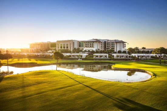 7 nights at the Regnum Carya, all inclusive with 3 green fees per person (2 x Carya and 1 x National)