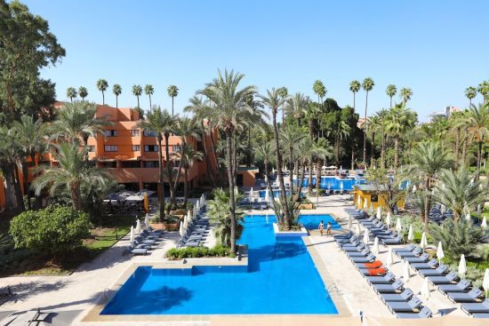 10 notti all'Hotel Kenzi Rose Garden con prima colazione e 4 green fee (The Tony Jacklin Marrakech, Royal Golf, Amelkis e Noria Golf Club)