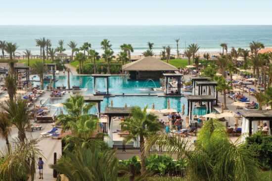 14 nights at RIU Palace Tikida with All Inclusive and 5 green fees (GC Le Ocean, Tazegzout, 2 x Soleil and Les Dunes)