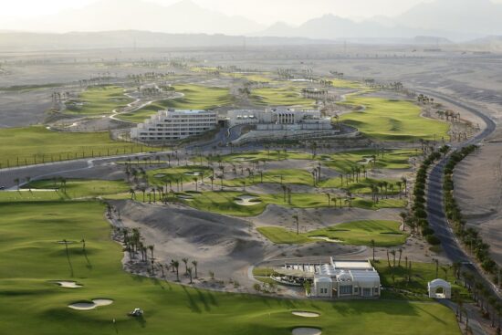 10 nights all inclusive at Jaz Makadi Oasis Club and 5 green fees per person (3x GC Madinat Makadi, 2x GC The Cascades)