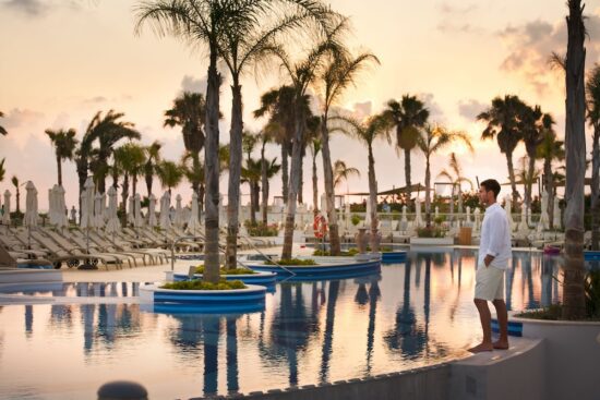 10 nights All Inclusive at Olympic Lagoon Resorts and 5 green fees per person (2x GC Elea, Secret Valley, Minthis, Aphrodite)