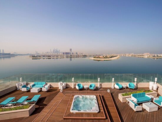 10 nights with breakfast at The Retreat Palm Dubai MGallery by Sofitel including 4 Green Fees per person at The Els Club Dubai, Arabian Ranches Golf Club, Emirates Golf Club & Jumeirah Golf Estates