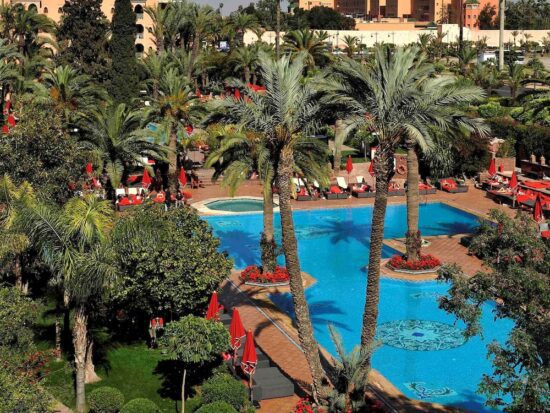 10 nights with breakfast at Sofitel Marrakech Lounge and Spa including 4 Green fees per person (The Montgomerie, Noria, Royal GC and Amelkis)