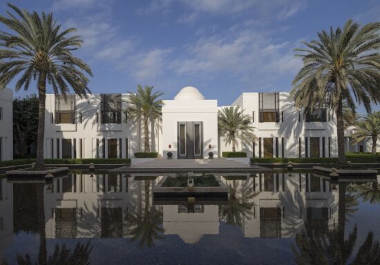 5 nights with breakfast at The Chedi Muscat & 2 green fees per person (Al Mouj Golf & Ghala GC)