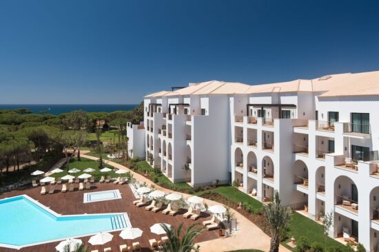 3 nights with breakfast at Pine Cliffs Ocean Suites including one Green fee per person (Dom Pedro Victoria GC)