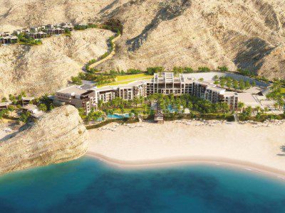 3 nights with breakfast Jumeirah Muscat Bay including 1 Green fee per person (Jebel Sifah GC)