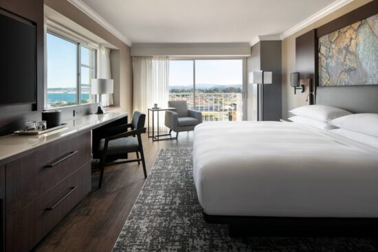 3 nights with breakfast at Monterey Marriott including one Green fee per person (The Links at Spanish Bay)