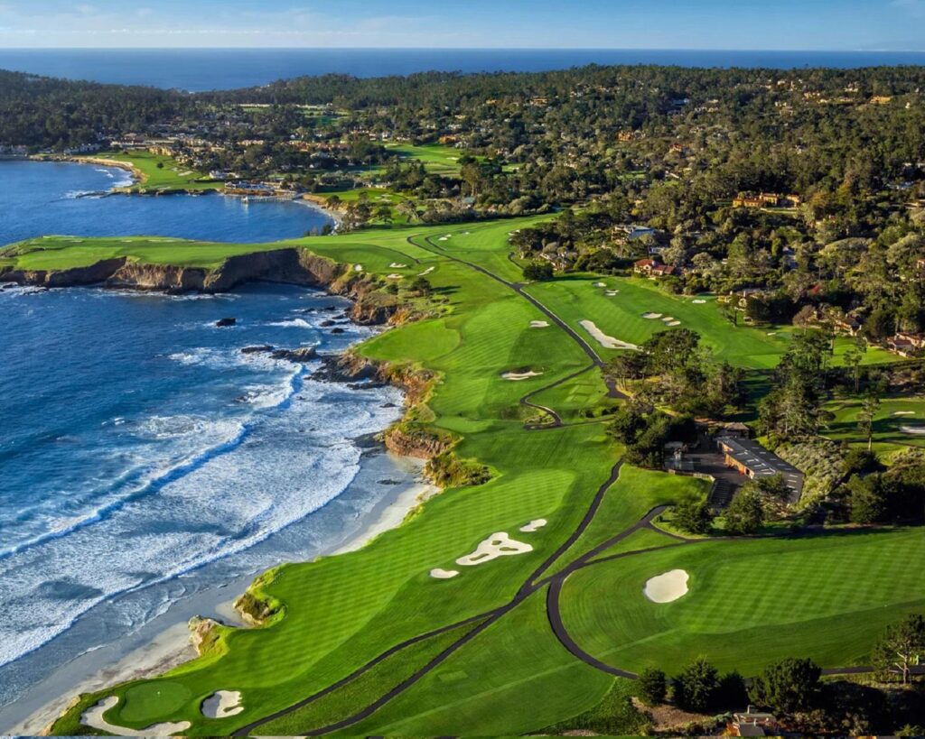 PEBBLE BEACH GOLF LINKS トレーナー アメリカ製 PEBBLE BEACH GOLF LINKS スウェットシャツ – 古着屋