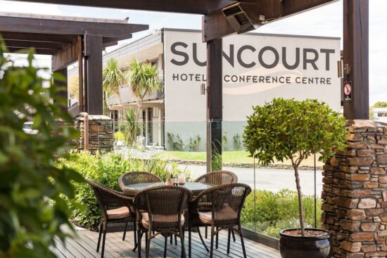 5 nights with breakfast at Suncourt Hotel & Conference Centre including 2 Green fees per person (Wairakei International Golf Course)